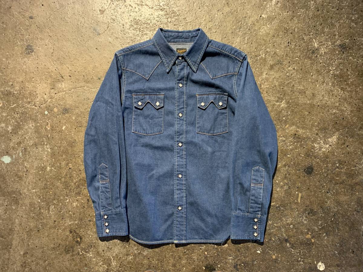 TENDERLOIN T-WESTERN DENIM SHT テンダーロイン ウエスタンデニムシャツ SMALL