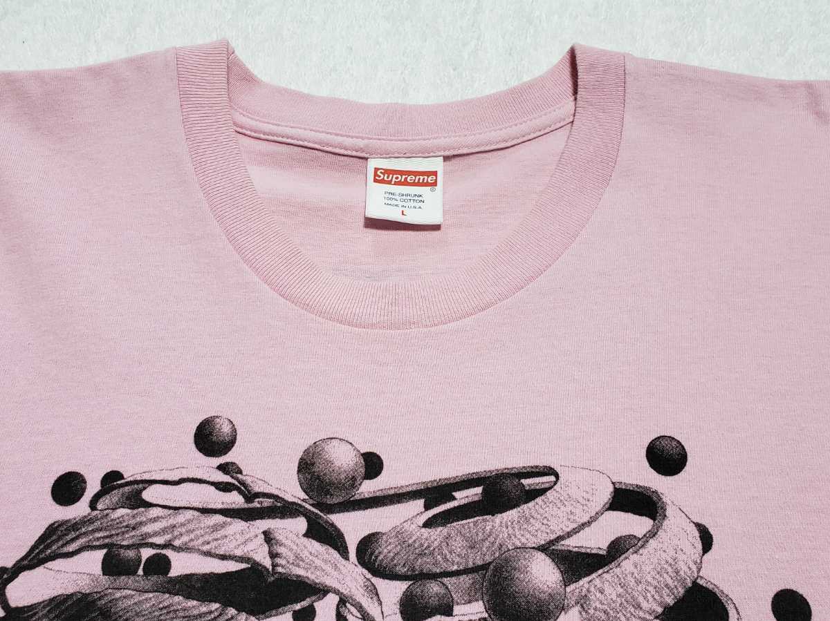 Supreme M.C. Escher Collage Tee L Pink 2017 SS T-Shirt 