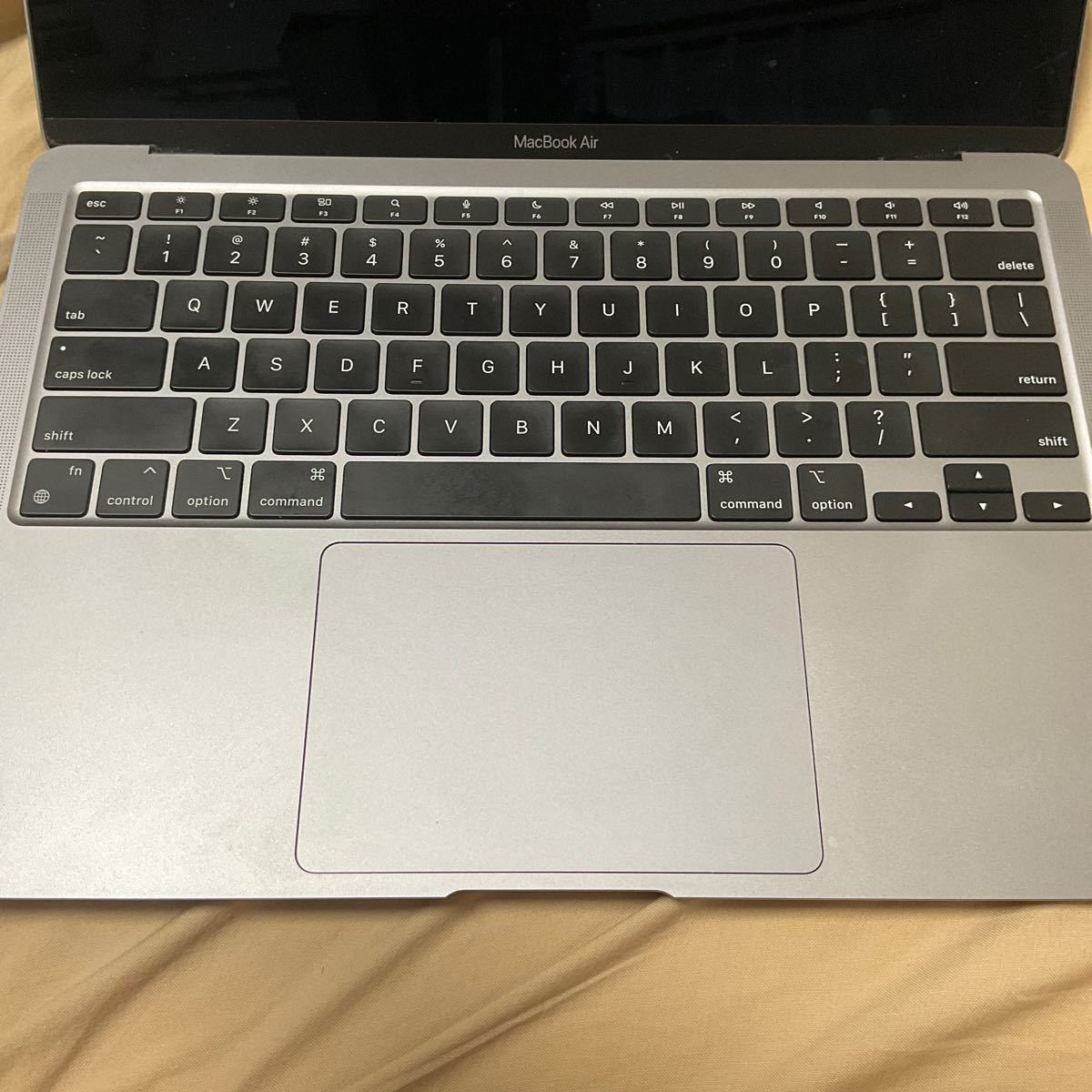 買物代行 MacBook Air スペースグレイ　マックブック　USキーボード m1 ノートPC