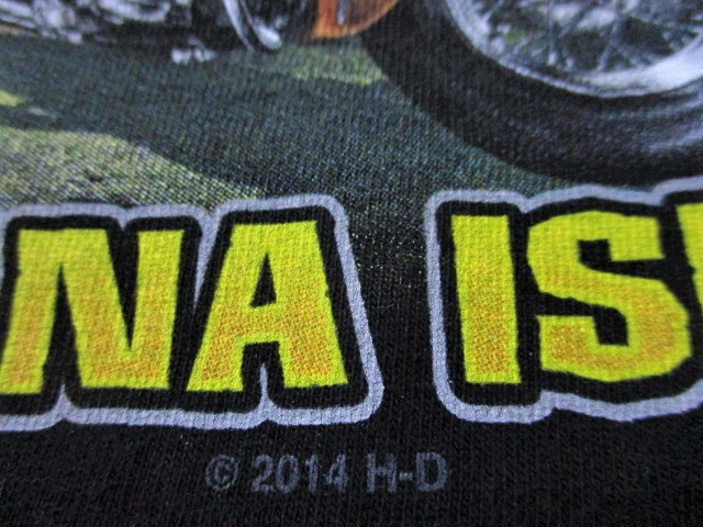 ◆HARLEY-DAVIDSON ハーレーダビッドソン◆GUAM MARIANA ISLANDS 2014 Tシャツ:M_画像8