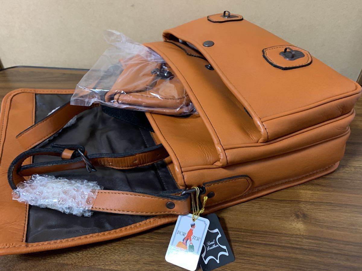 新品・未使用品 PORTER ポーター BARON バロン レザー ショルダー