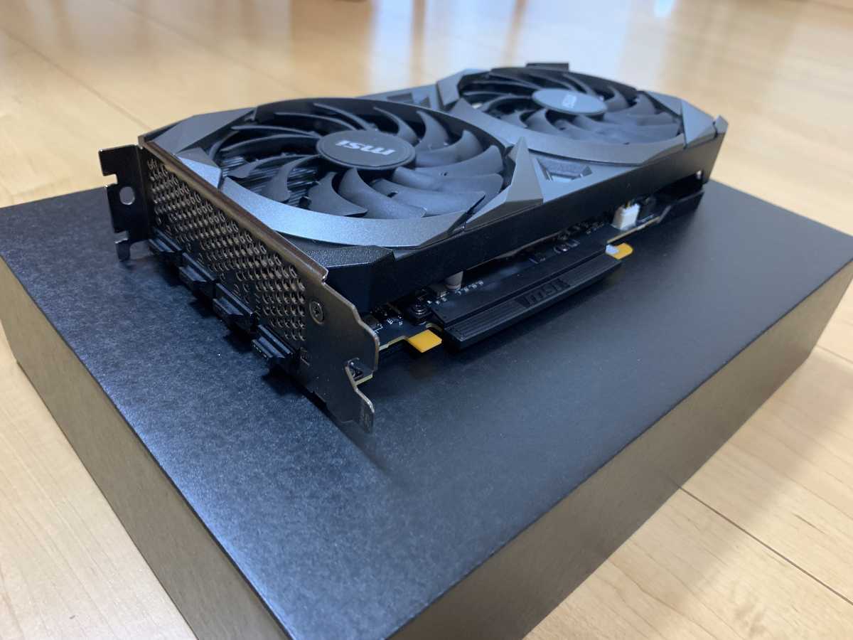 グラフィックボード MSI GeForce RTX3060ti oc 使用期間1ヶ月 パーツ
