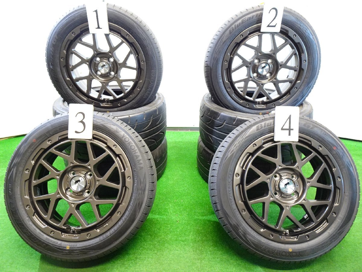 4本 LODIO DRIVE 16インチ 6J +42 4H ラジアル ヨコハマ ブルーアース