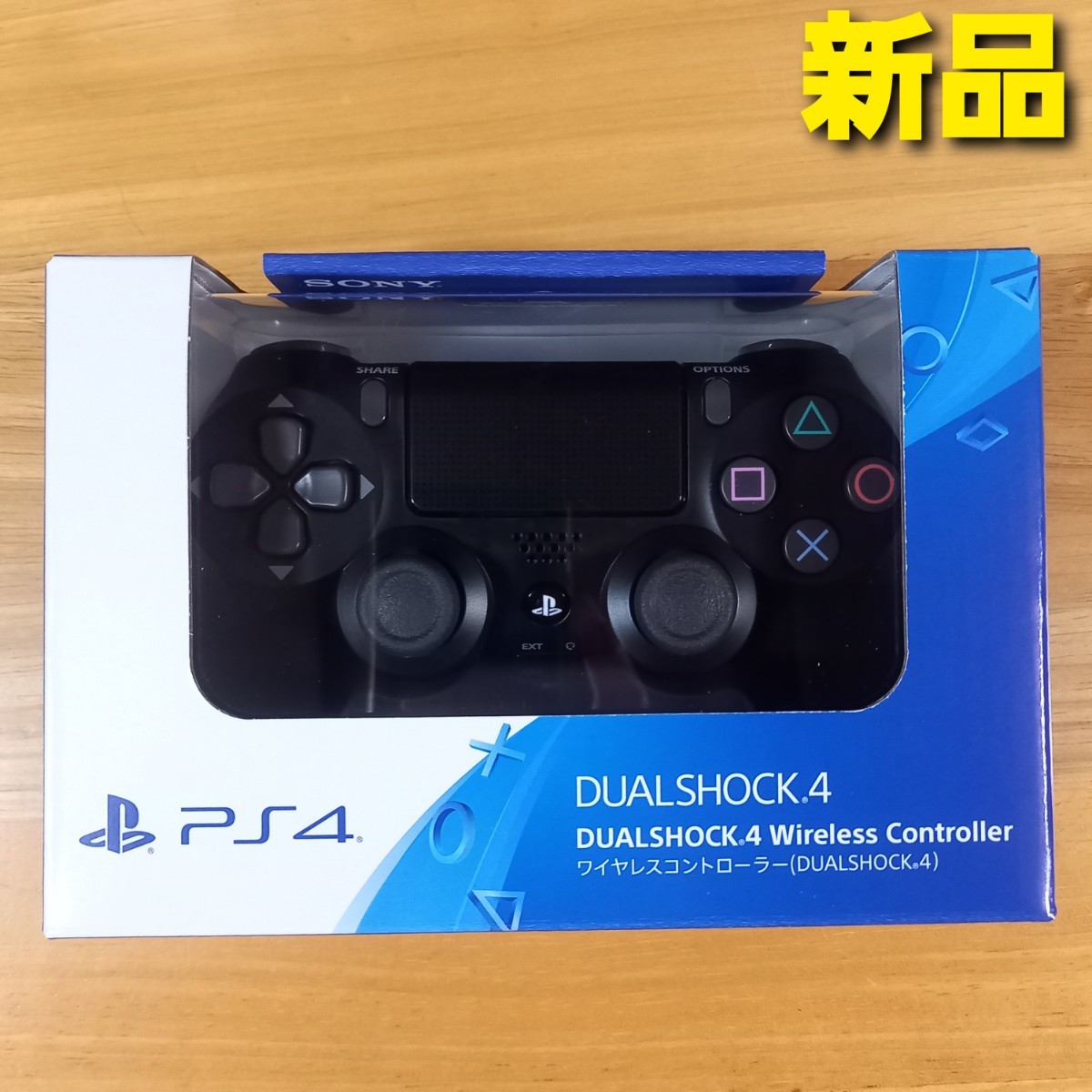 【新品】 PS4　デュアルショック4　ワイヤレスコントローラー　ジェットブラック　純正