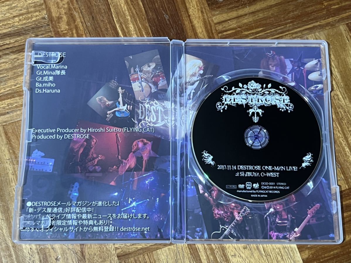 DESTROSE デストローズ ONE-MAN LIVE!! at Shibuya O-WEST DVD