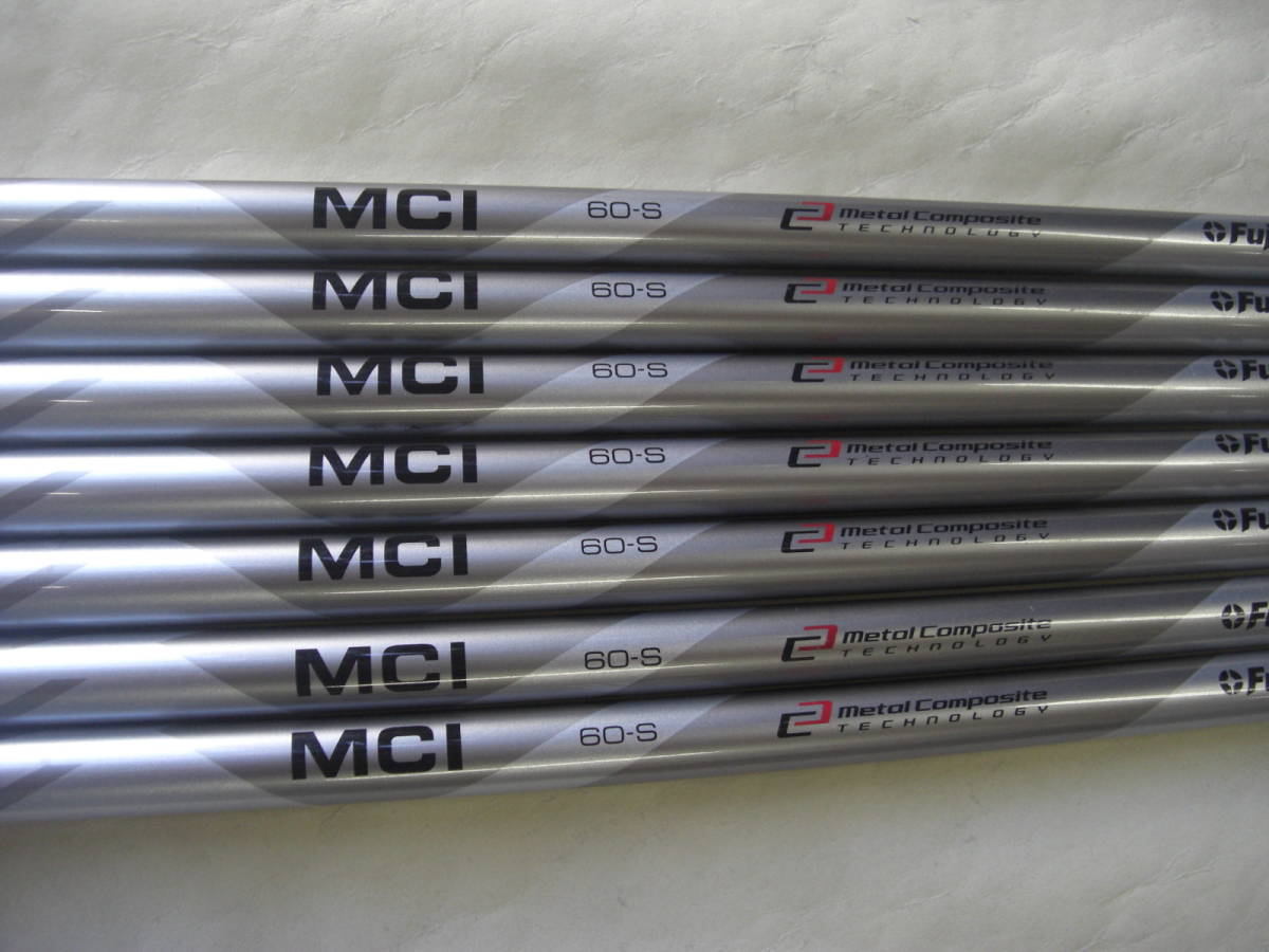 フジクラMCI 60-S アイアンシャフト #4~#P 7本セット 美品 www