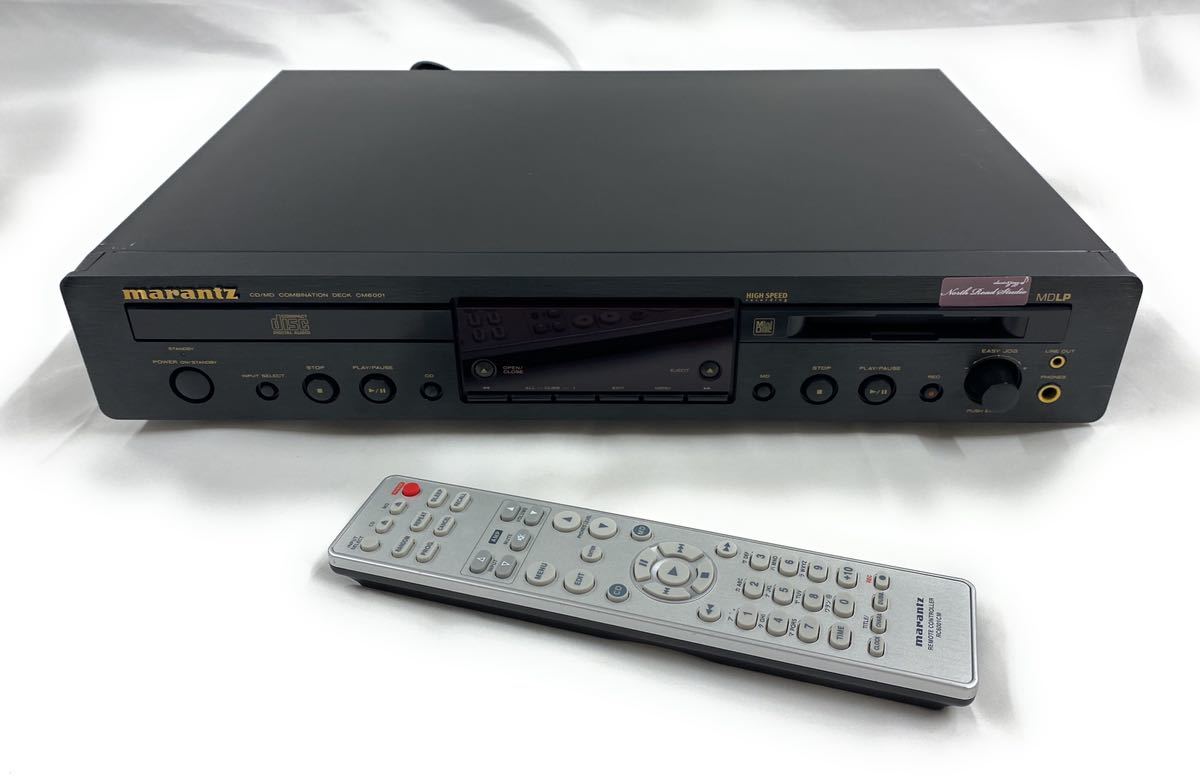 marantz マランツ CD・MDコンビネーションデッキCM6001リモコン付き