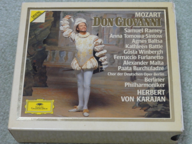モーツァルト　ドン・ジョバンニ全曲3CD　カラヤン指揮　ウィーンフィル　独グラモフォン　美品_画像1