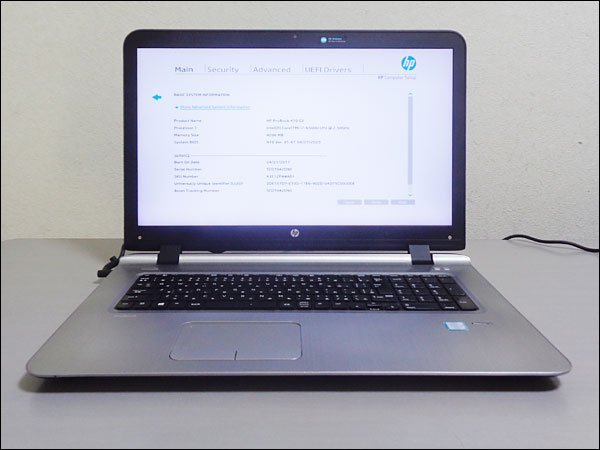 HP ProBook 470 G3 Core i7 6500U 2.50GHz/なし/なし WLAN HP ProBook 470 G3 Core i7 6500U 2.50GHz/なし/なし WLAN