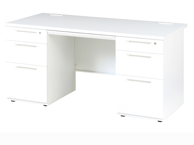 ..UTILITY with both sides cupboard desk office desk office desk office work desk drawer 3 step width 1400mm LDC-R147-LR33