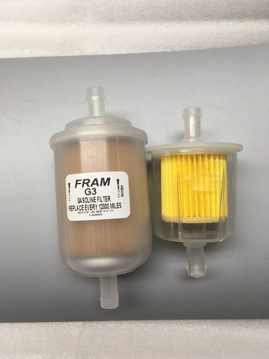 フューエル フィルター FRAM G3 新品即決 燃料 エーデルブロック_新旧のサイズ比較です商品は左側のみです