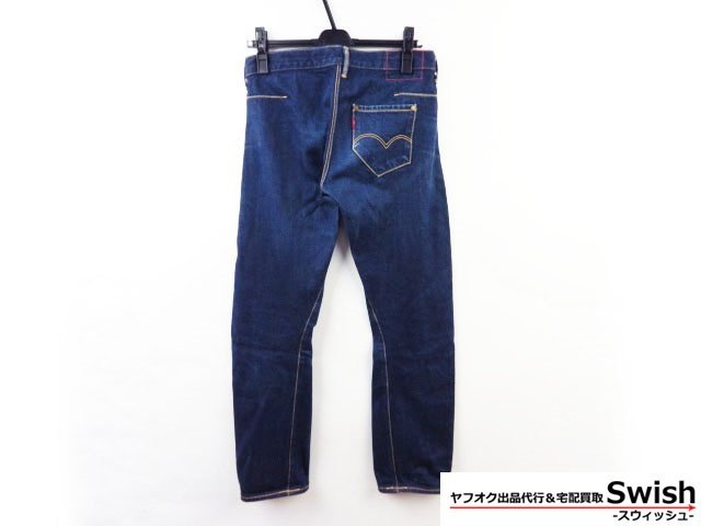 Z174■Levi's RED リーバイス レッド■日本製 1st SLIM 立体裁断 デニムパンツ 25■ _画像7