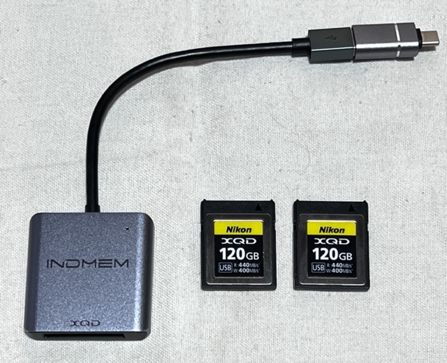 Nikon XQDメモリーカード 120GBx2、カードリーダー付 aca-is.com