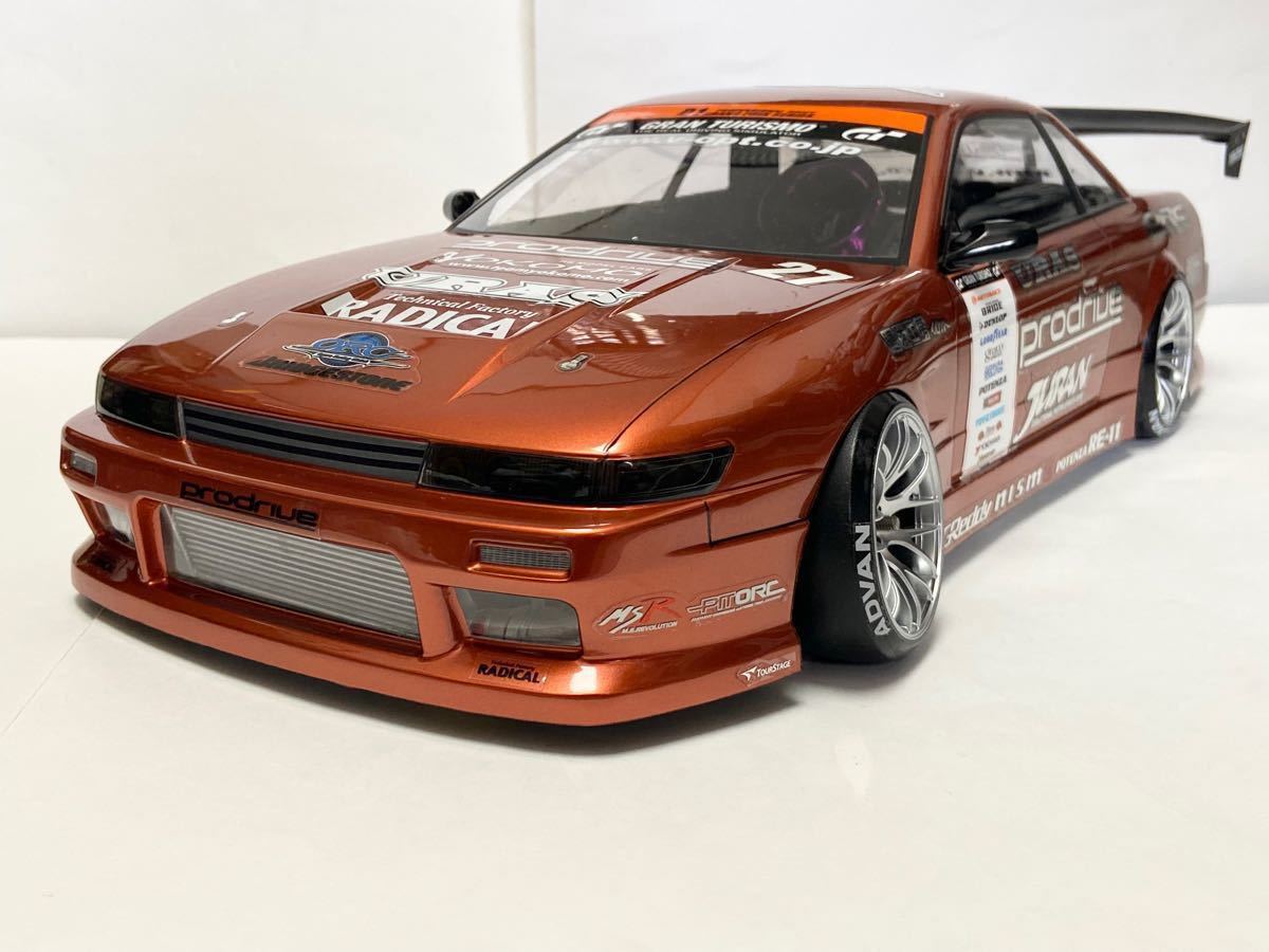 ヨコモ ニッサン S13 シルビア ボディ D1風 ボディ 未使用品　ヨコモ YD2  R31ハウス GRK などの ドリフト車に