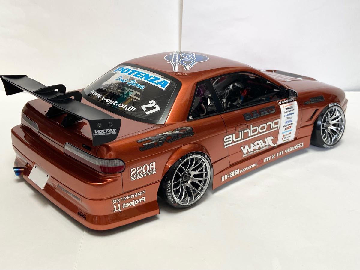 ヨコモ ニッサン S13 シルビア ボディ D1風 ボディ 未使用品　ヨコモ YD2  R31ハウス GRK などの ドリフト車に