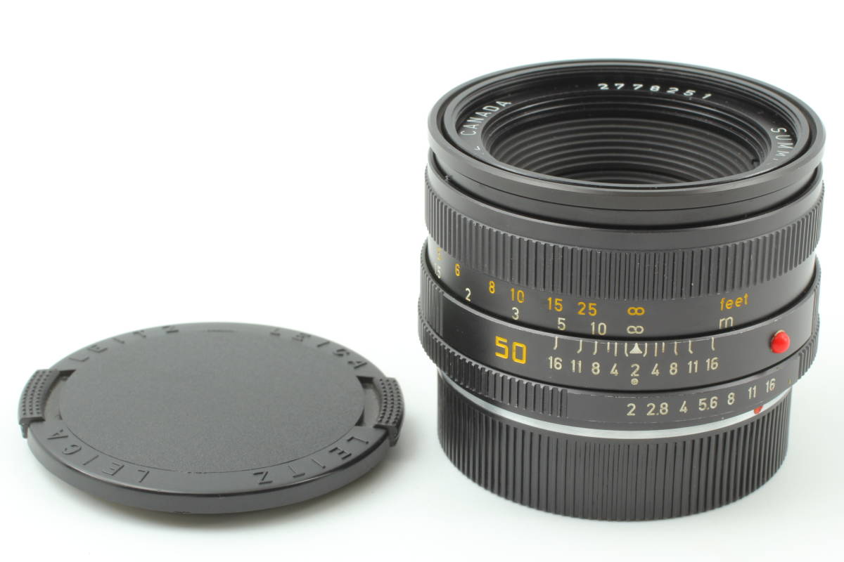 LEICA LEITZ CANADA Summicron-R 50mm f/2 3 cam Leica laitsu Canada z micro nR mount lens range finder camera 