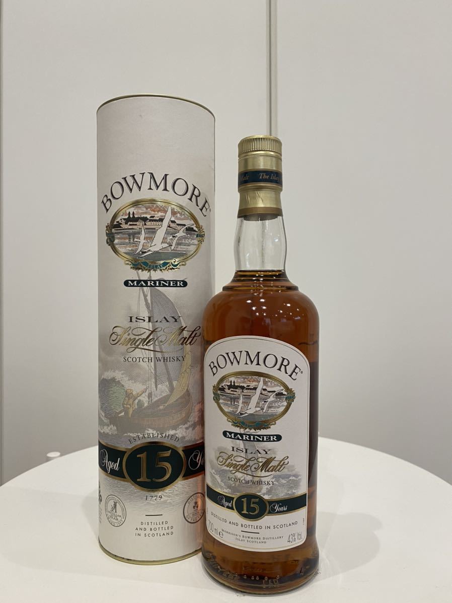 古酒 BOWMORE ボウモア 15年 マリナー 旧ボトル スコッチ ウイスキー