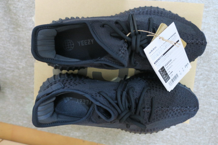 国内正規品！adidas YEEZY BOOST 350 V2 onyx 26.5cm US8.5 新品 アディダス イージー ブースト オニキス HQ4540 T P YE slide foam 500 黒_画像8