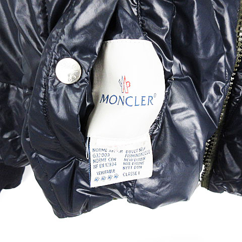 モンクレール MONCLER ダウンジャケット G32-003 リバーシブル Mロゴ