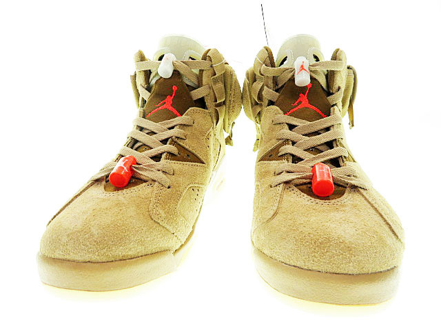 未使用品 ナイキ NIKE AIR JORDAN 6 RETRO SP TRAVIS SCOTT 2021 25.5