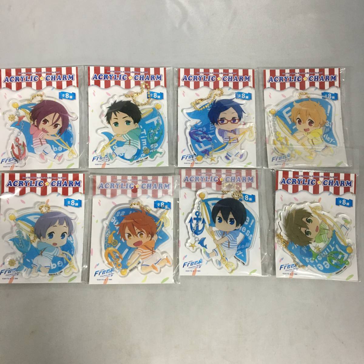 ○未開封 Free! Timeless Medley 絆 アクリルチャーム 全8種セット