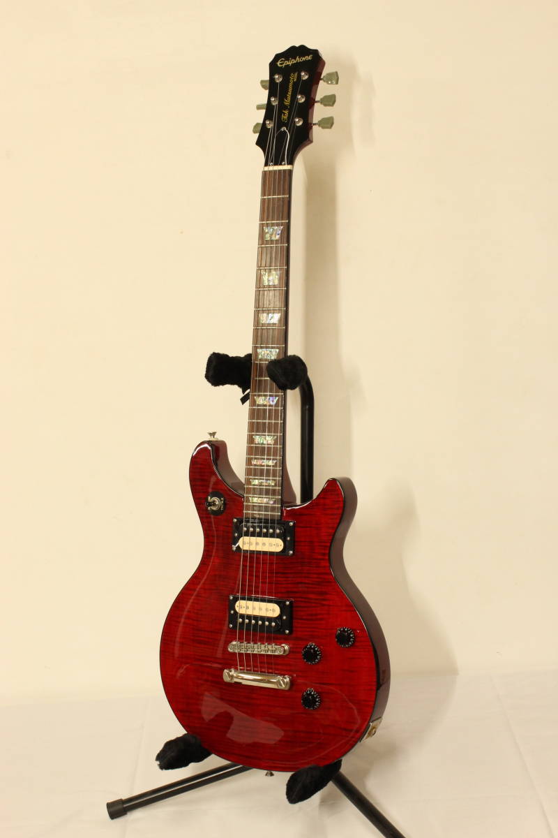 ジャンク品】Epiphone Tak matsumoto DC Cherry RED 松本孝弘 チェリー