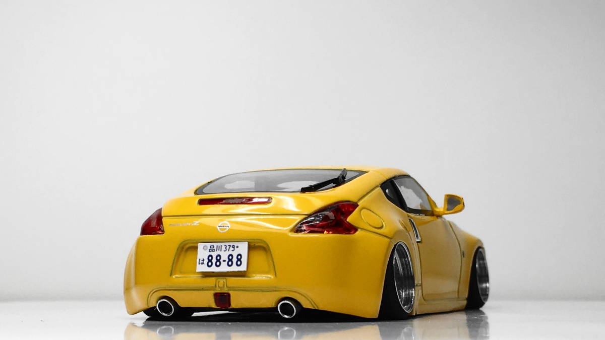 日産名車1/43改フェアレディZ34ローダウン深リムSTANCEヘラフラ item