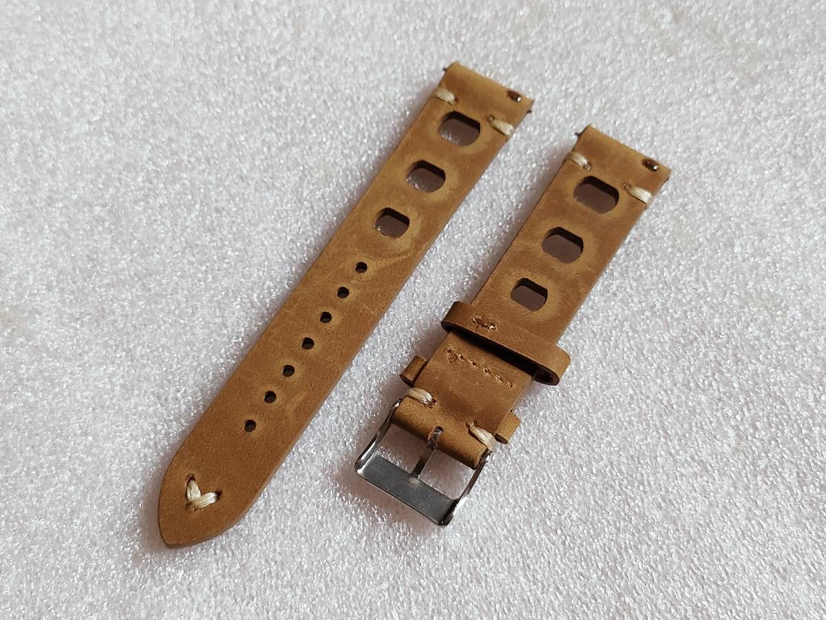 [ новый товар ] наручные часы кожаный ремень дыра дизайн Vintage желтый Brown 