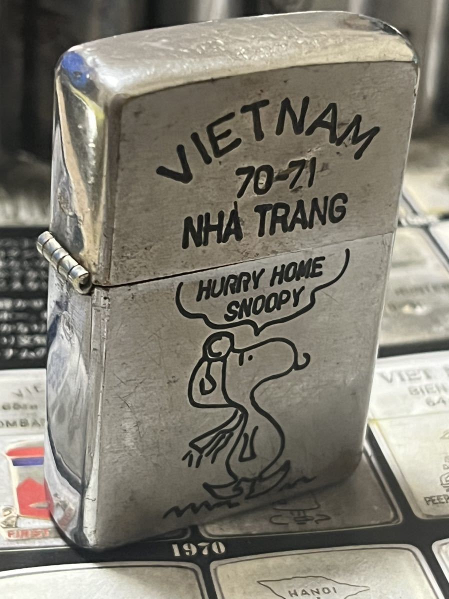 ベトナムZIPPO】本物 1970年製ベトナムジッポー「スヌーピー