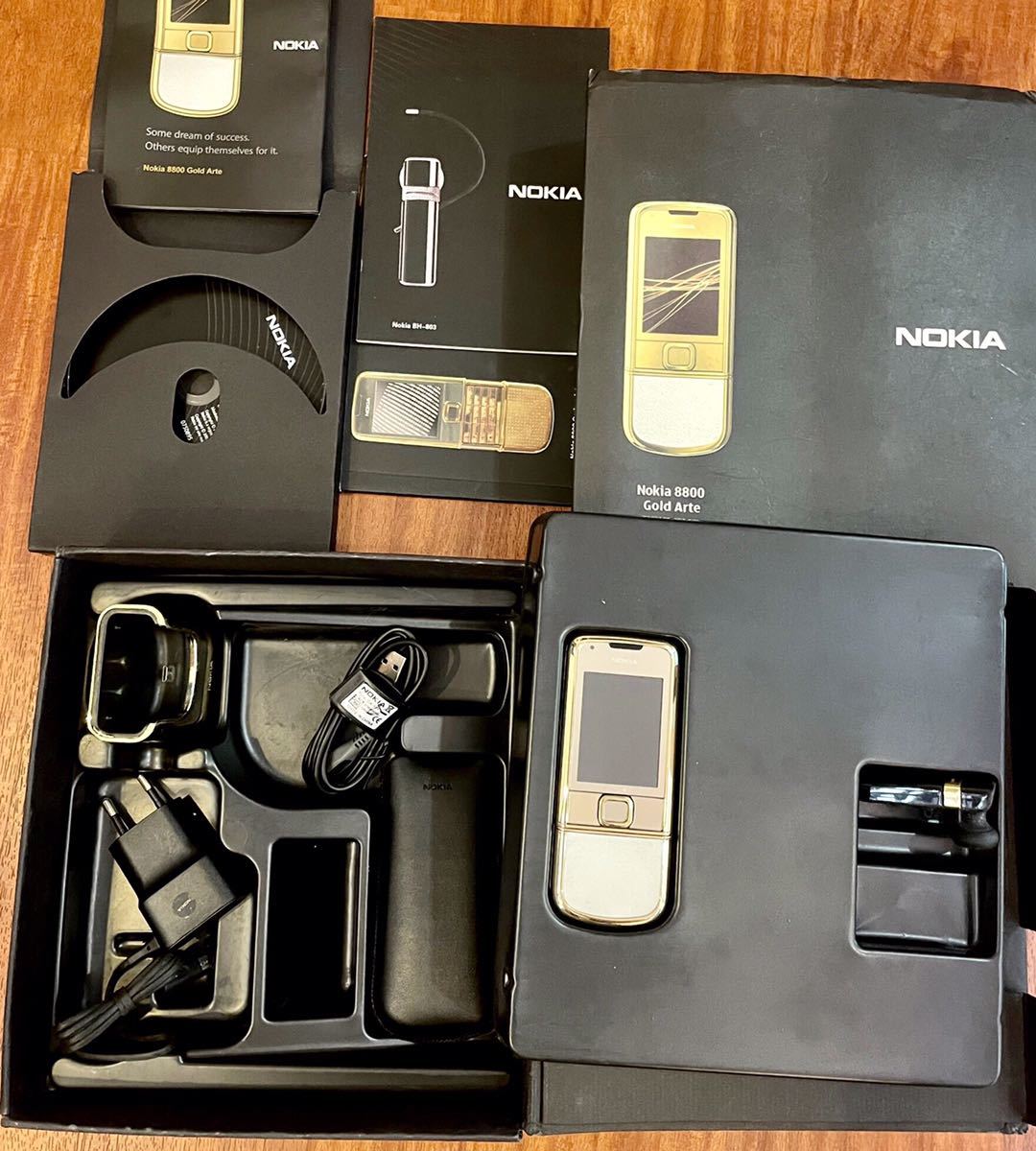 1円 Nokia 8800 ゴールド エット 4G ノキア 8800 ジャンク品 NOKIA