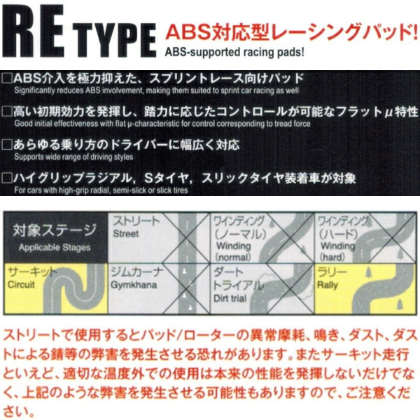 DIXCEL REブレーキパッド前後セット BNR34スカイラインGT-R 99/1～02/9_画像2