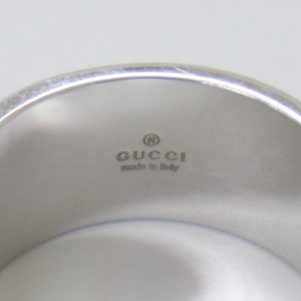 B199a [高級] GUCCI グッチ アイコンリング シルバー 指輪 アクセサリー | ジュエリー リング G_画像3
