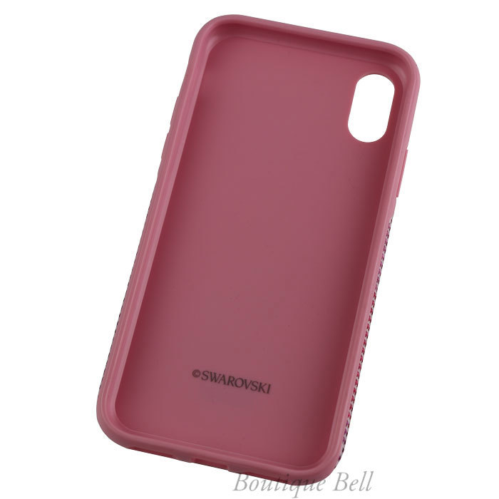  новый товар! Swarovski crystal градация iPhoneX/XS кейс розовый мульти- 