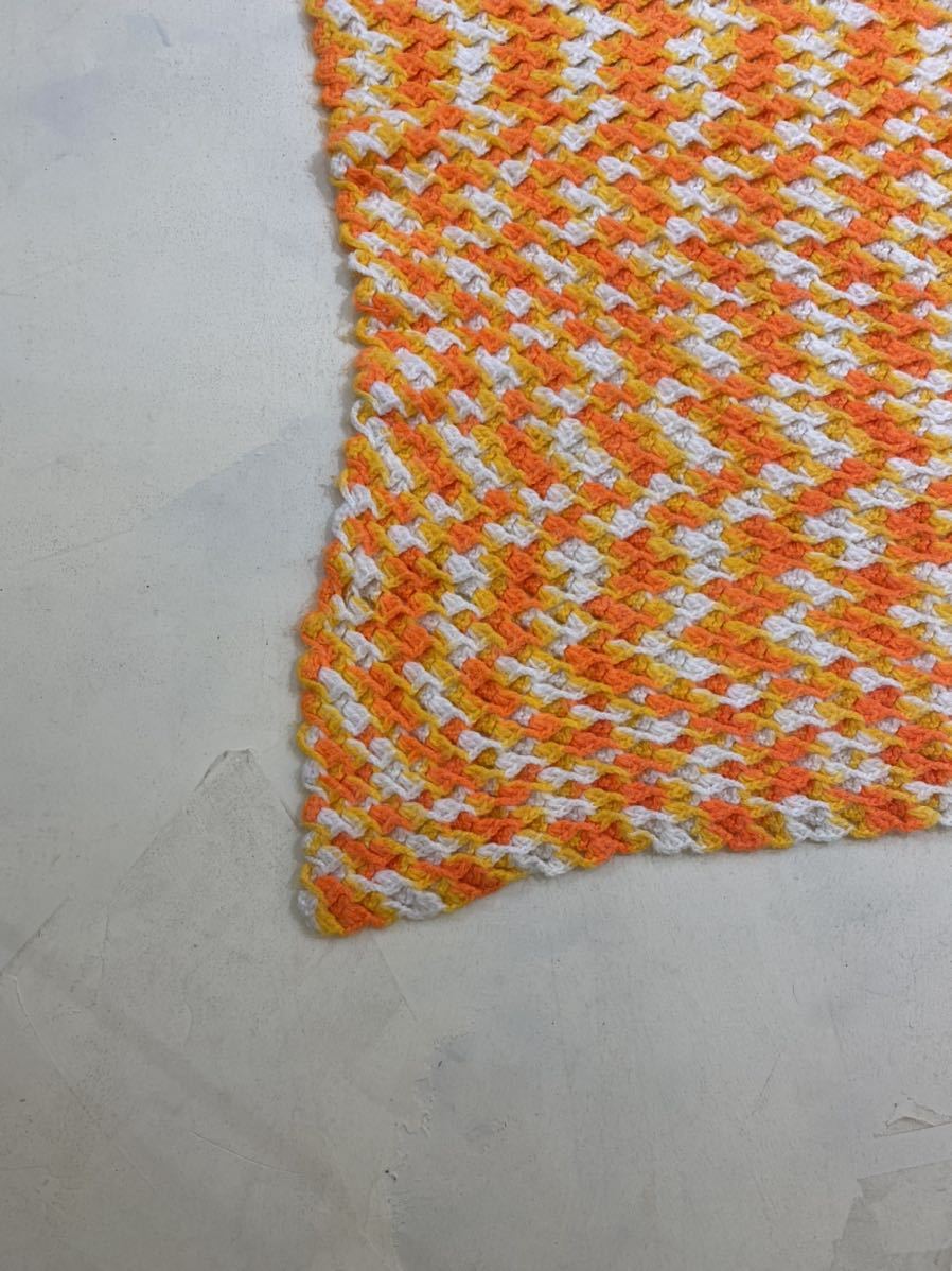 vintage knit rug アメリカ古着 ビンテージラグ ニットラグ