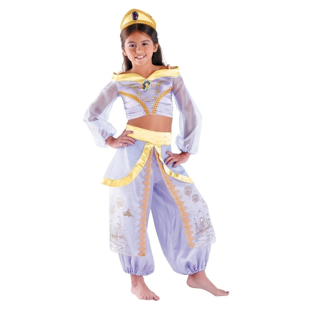 ジャスミン　衣装、コスチューム 7-8　子供女性用　Prestige　アラジン　ディズニー　コスプレ