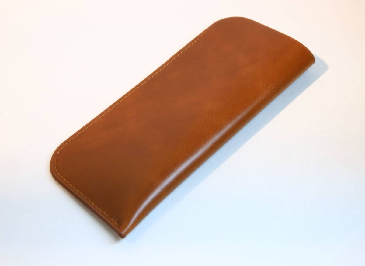 送料無料☆新品 片口 ソフト 差し込みケース☆ ブラウン 合皮ソフトケース 2518-02_画像2