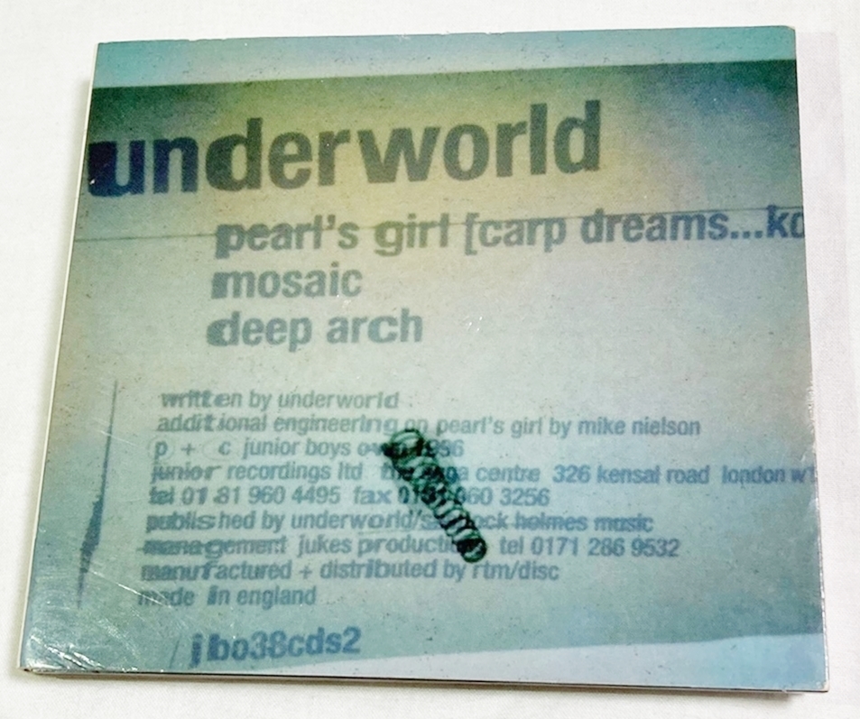 2枚組CD Underworld　Pearl's Girl (Carp Dreams...Koi)　アンダーワールド　パールズ・ガール　カープ・ドリームス...コイ　送料￥230-_画像1