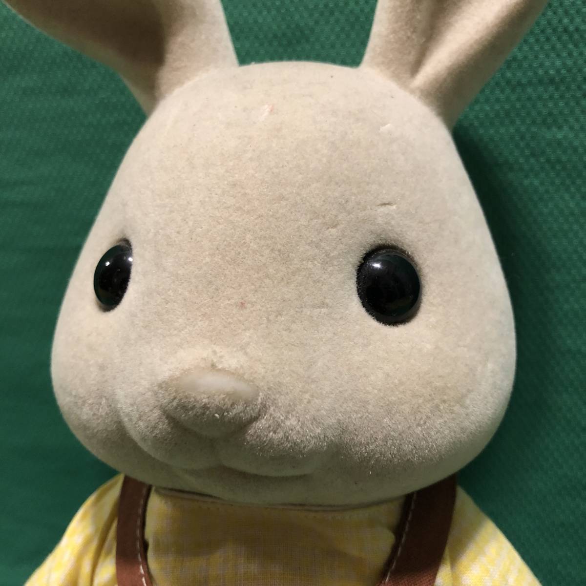 レトロ 昭和 希少 シルバニアファミリー グレーウサギのお父さん レトロ 昭和 希少 シルバニアファミリー グレーウサギのお父さん