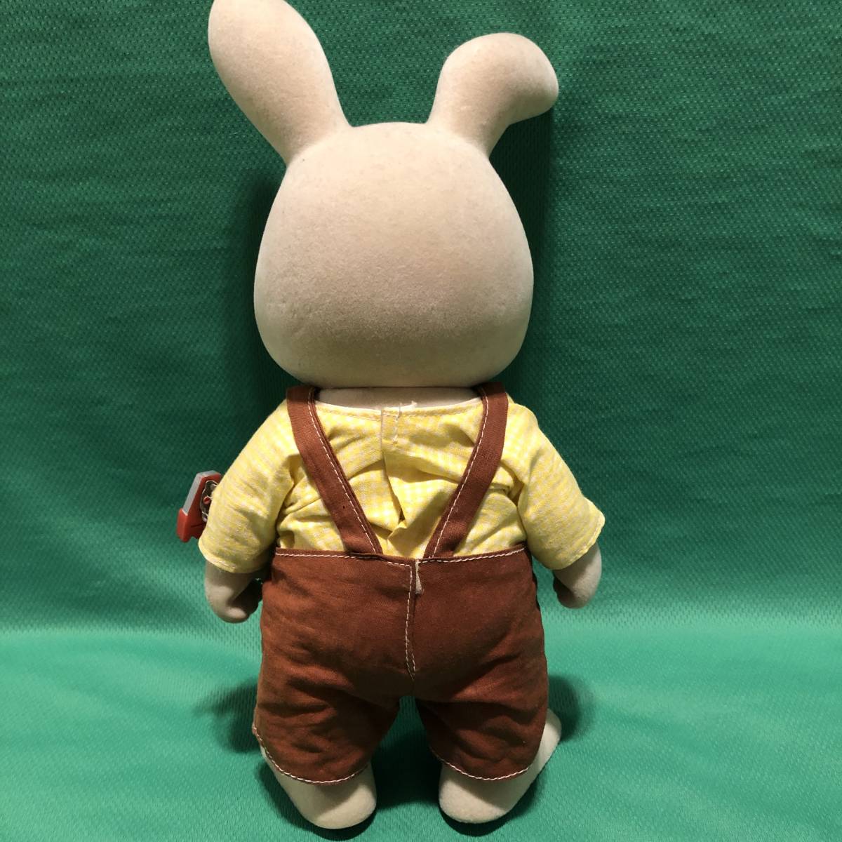 レトロ 昭和 希少 シルバニアファミリー グレーウサギのお父さん レトロ 昭和 希少 シルバニアファミリー グレーウサギのお父さん