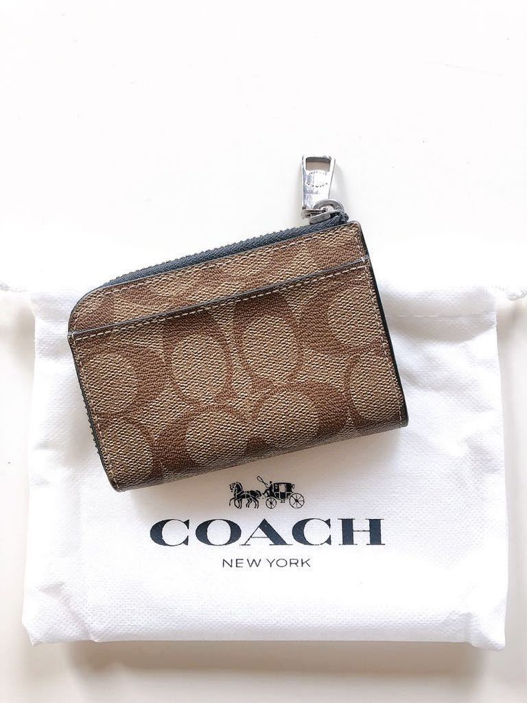 COACH コーチ コインケース（キーリング付き）