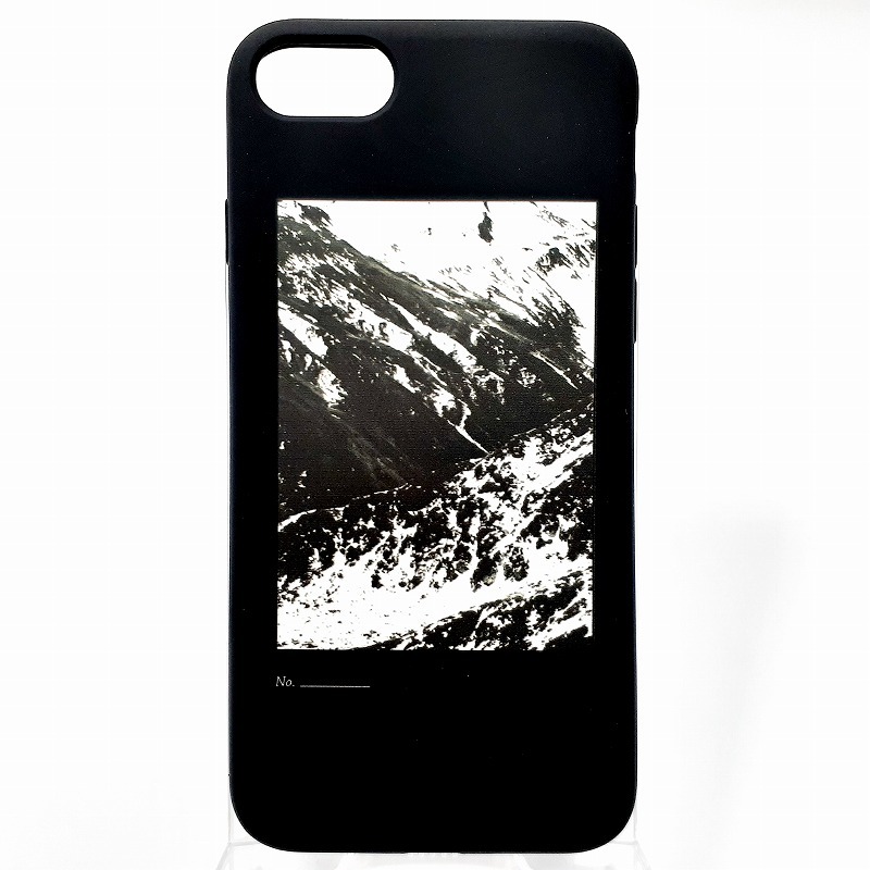 BGM iPhone7 8 SE2 アイフォン Mount Way マウントウェイ 黒 雪山 スマホケース BP-C0723_画像1