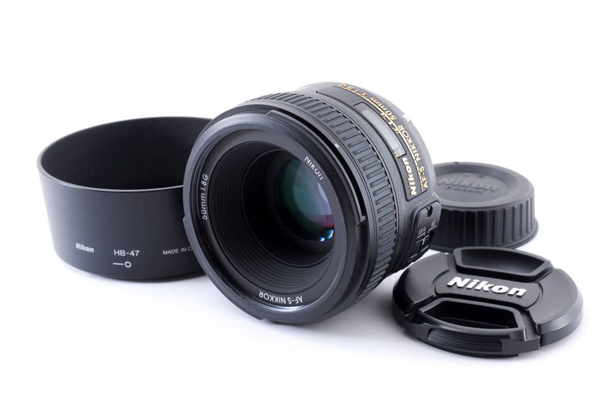 美品】Nikon Af Nikkor 50mm f1.8 N レンズ-