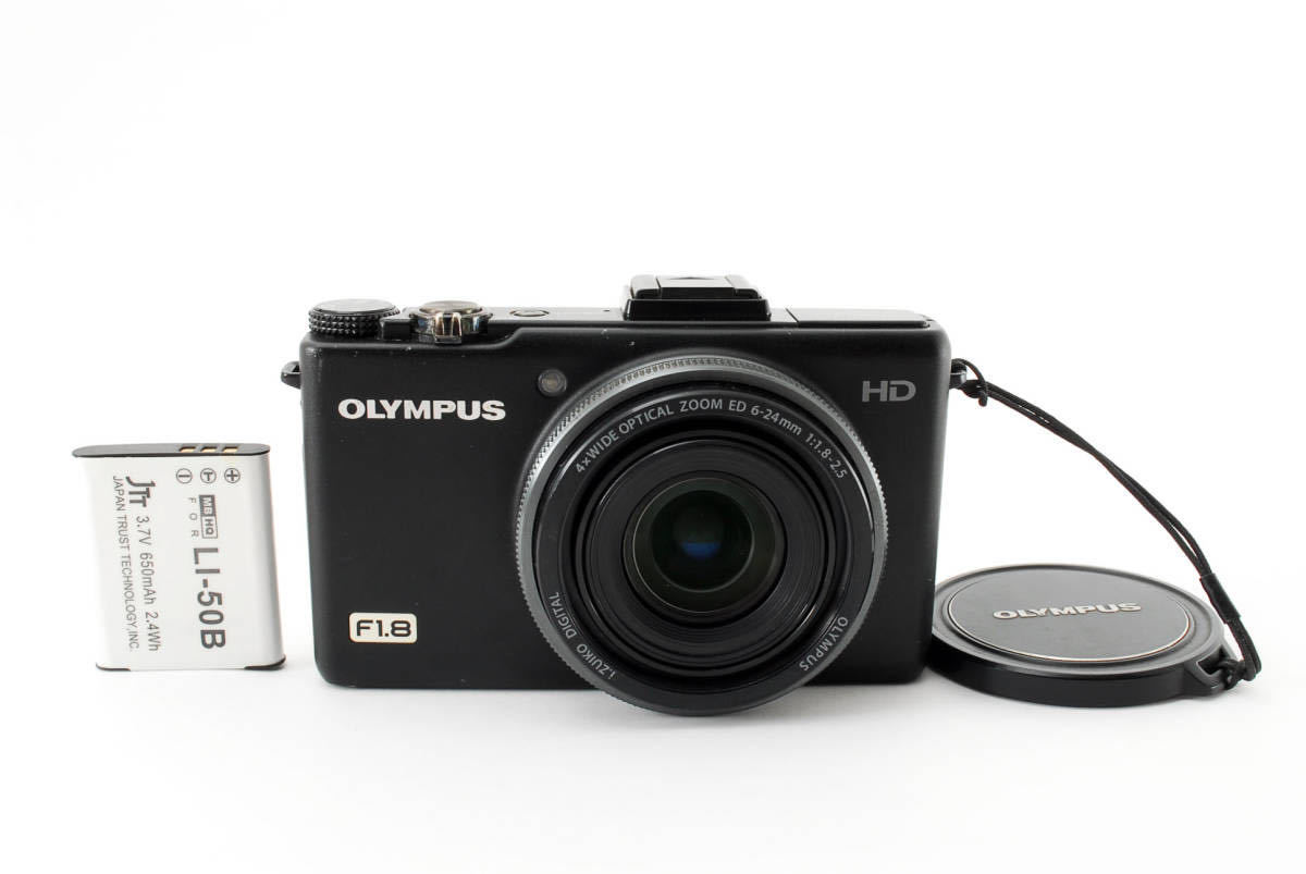 国際ブランド】 美品 OLYMPUS デジタルカメラ XZ-1 ホワイト WHT
