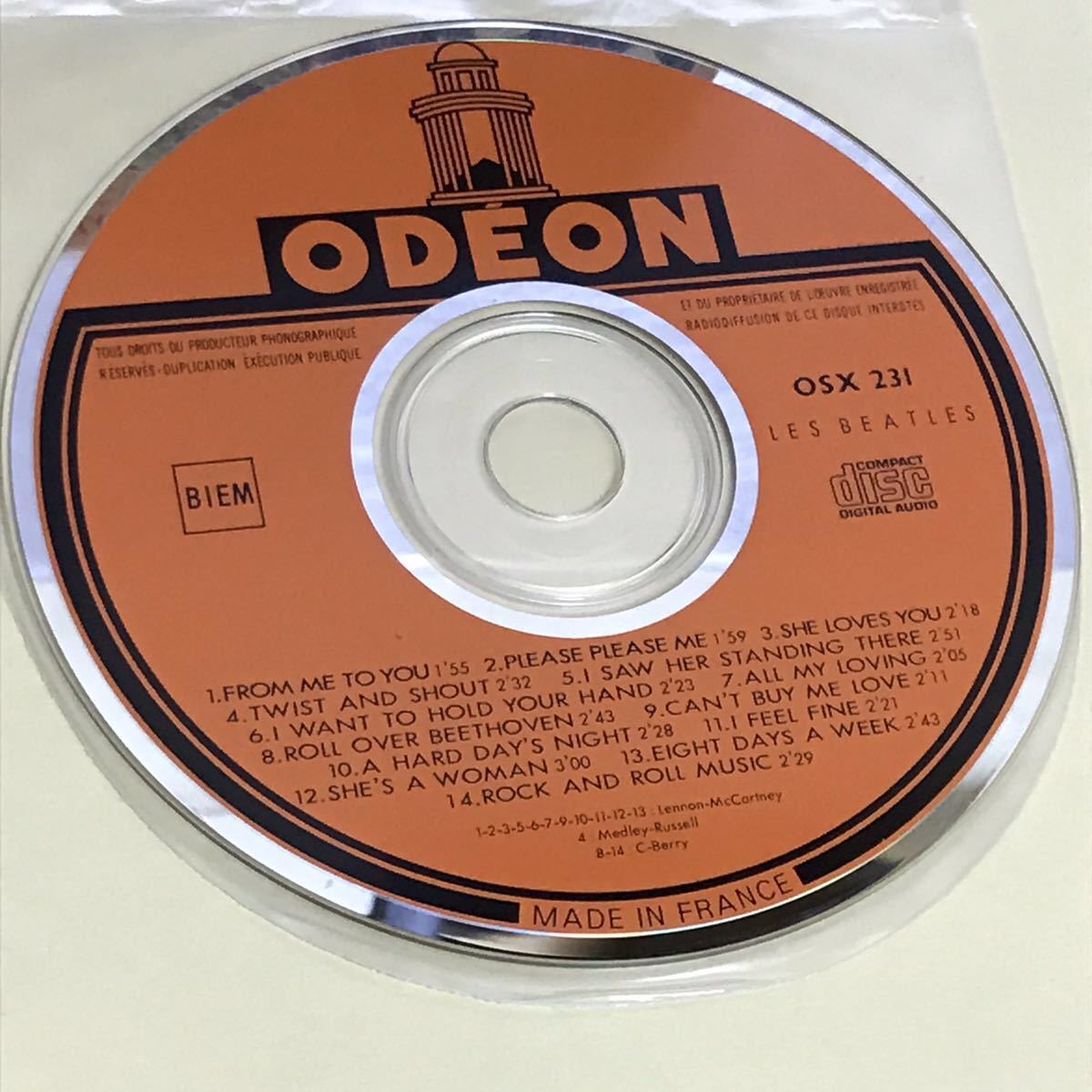 紙ジャケ ◯フランス盤 LES BEATLES (ホースカバー OSX-231) ●コレクターズ アイテム _画像4