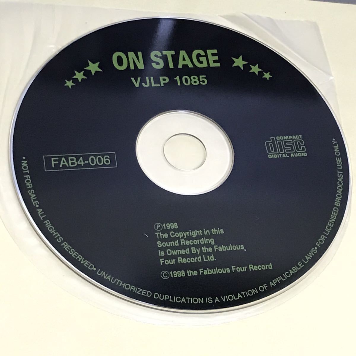 US盤 紙ジャケ THE BEATLES & FRANK IFILD ON STAGE (VJLP-1085) ●コレクターズ アイテム_画像4