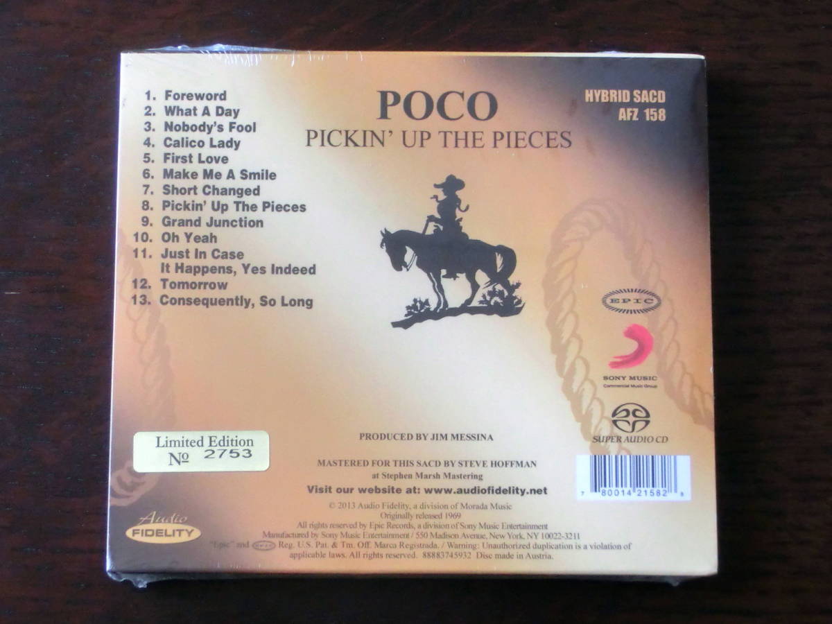 【即決 Hybrid SACD】ポコ／Pickin' Up the Pieces ♪送料無料 新品 Poco