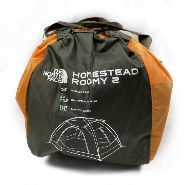 1円～!売切!【正規新品】THE NORTH FACE◆HOMESTEAD ROOMY 2 テント US限定 アウトドア キャンプ 登山(2人用)オレンジ 緑 190308-115_画像6