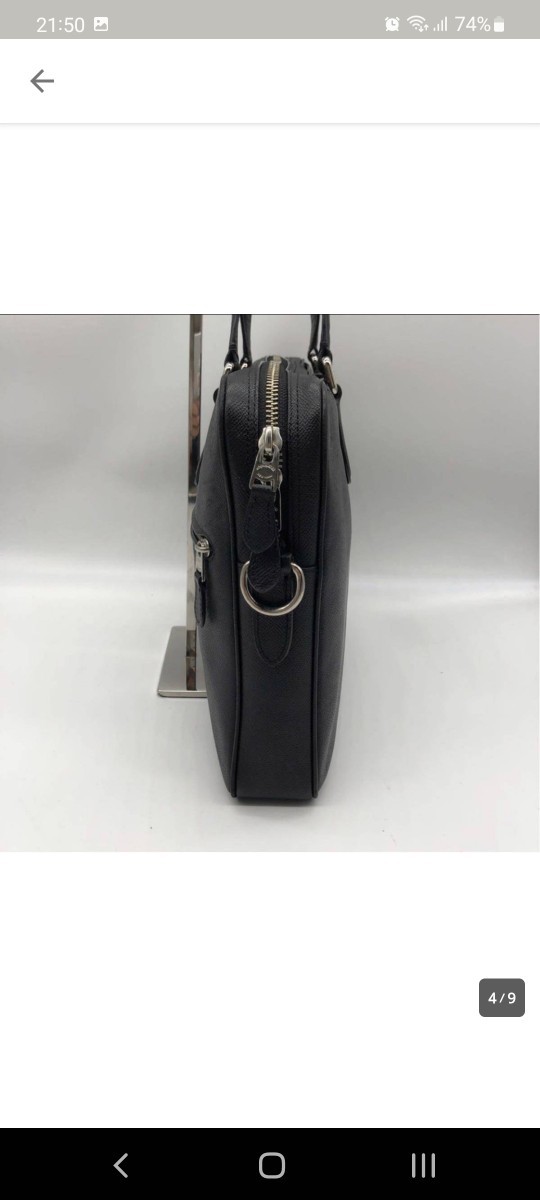 COACH レザービジネスバッグ ブラック ビジネスバッグ レザー COACH