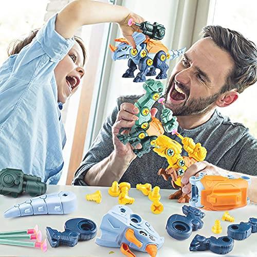 ◆送料無料 La Gacela 恐竜 おもちゃ 組み立ておもちゃ 大工さんごっこおもちゃ DIY恐竜立体パズル トリケラトプス ティラノサウルス_画像5