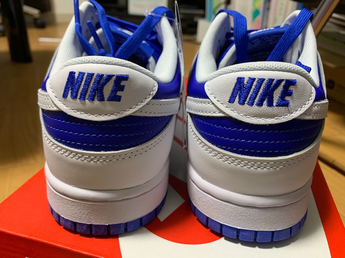 最安値 Nike Dunk Low "Racer Blue and White/Reverse Kentucky" 26.5
